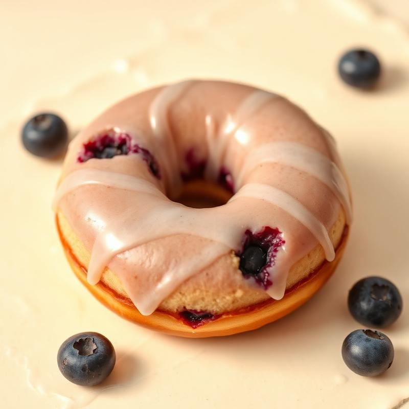 Blueberry Cake Donut